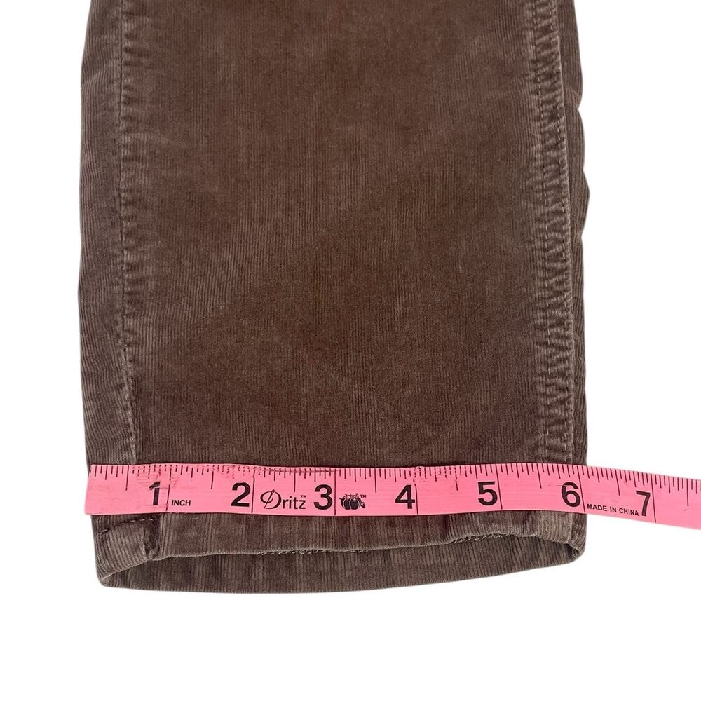 Free People Corduroy Long Sleeve Coverall Jumpsuit Brown Large Utilitarian Retro - Picture 9 of 12